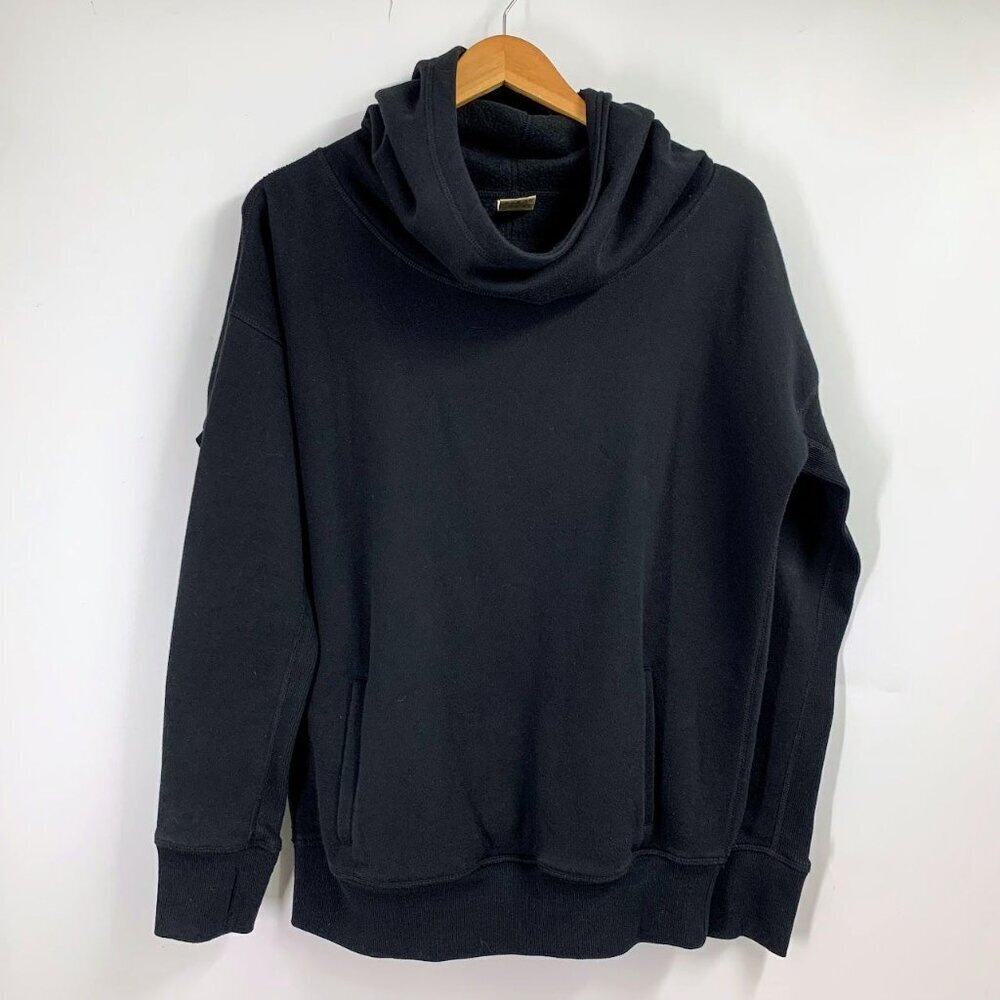 Zyia Women's Cowl Neck Cotton Long Sleeve Pullover Hoodie Size S